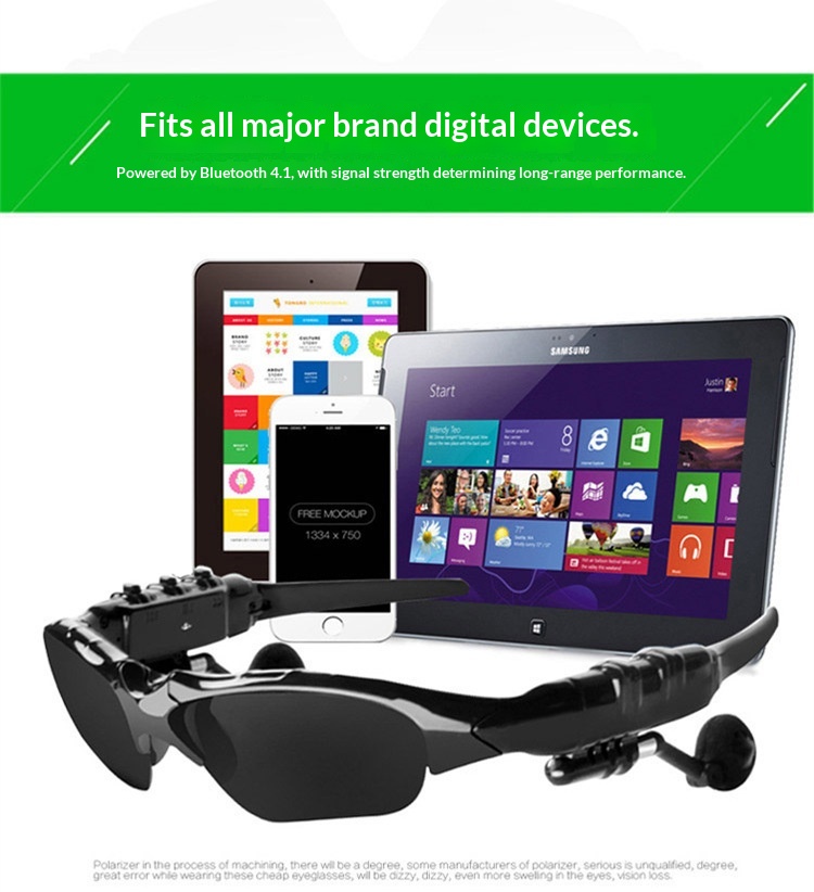 NeoGear NeoGear Cross-Border Hot Item 4.1 Stereo Headset Sports Smart Bluetooth Glasses Wholesale_voghion.com
