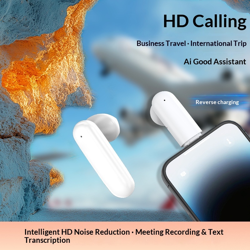 Auriculares de traducción NeoGear para conferencias, inalámbricos, Bluetooth, grabación intraaural, cancelación de ruido, interpretación simultánea, inteligencia artificial._voghion.com