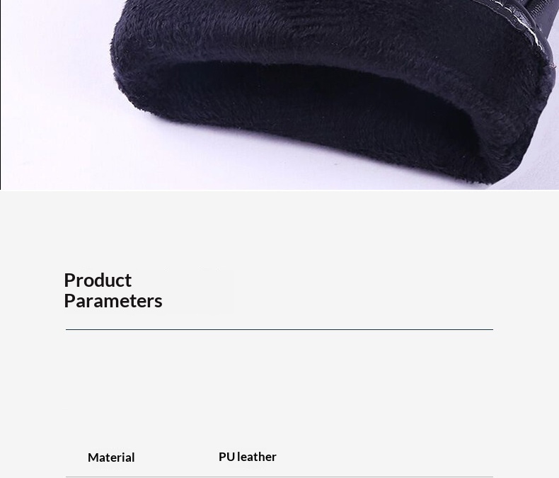 boy Boy Boy Autumn And Winter Men's Warm Windproof Cold-Resistant Fingerless Touchscreen Cycling Driving Outdoor Gloves_voghion.com