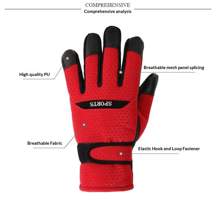 boy Boy Boy Electric Motorcycle Cotton Gloves Men Thickened Windproof Winter Anti-Slip Warm Waterproof Outdoor Riding Fleece-Lined_voghion.com