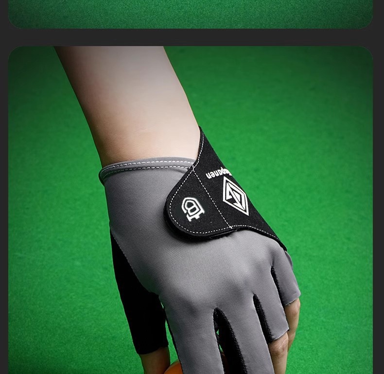 boy Boy Boy Professional Billiard Gloves For Adults, Breathable, Wear-resistant, Comfortable, Non-slip, Half-finger, Lightweight,_voghion.com