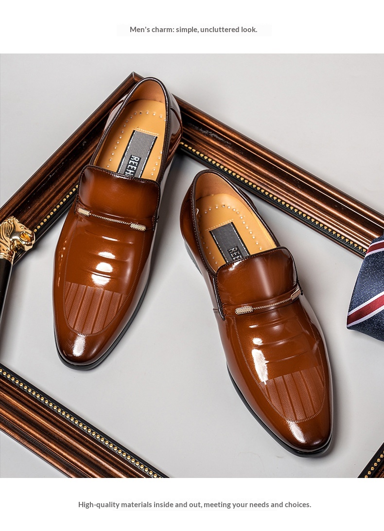 Scarpe da uomo in pelle stile Derby retrò britannico Voyage With Dragonfly Flying Patent, all'ingrosso 0763_voghion.com