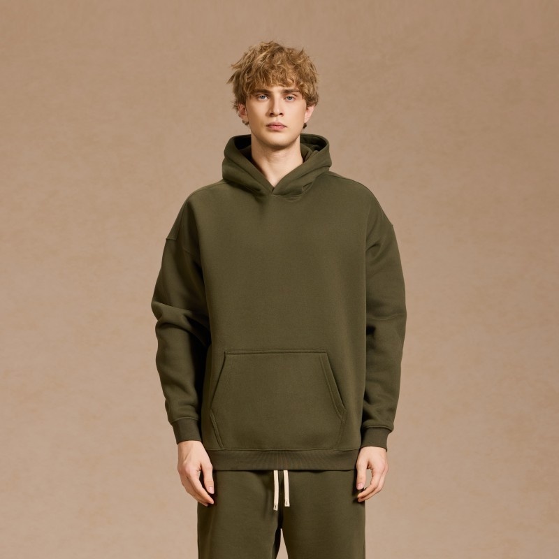 Chłopiec Chłopiec Jesień Zima Nowy Luźny Polar 350G Męska Oversize Gruba Bluza Z Kapturem Modna Marka Męska Bluza_voghion.com