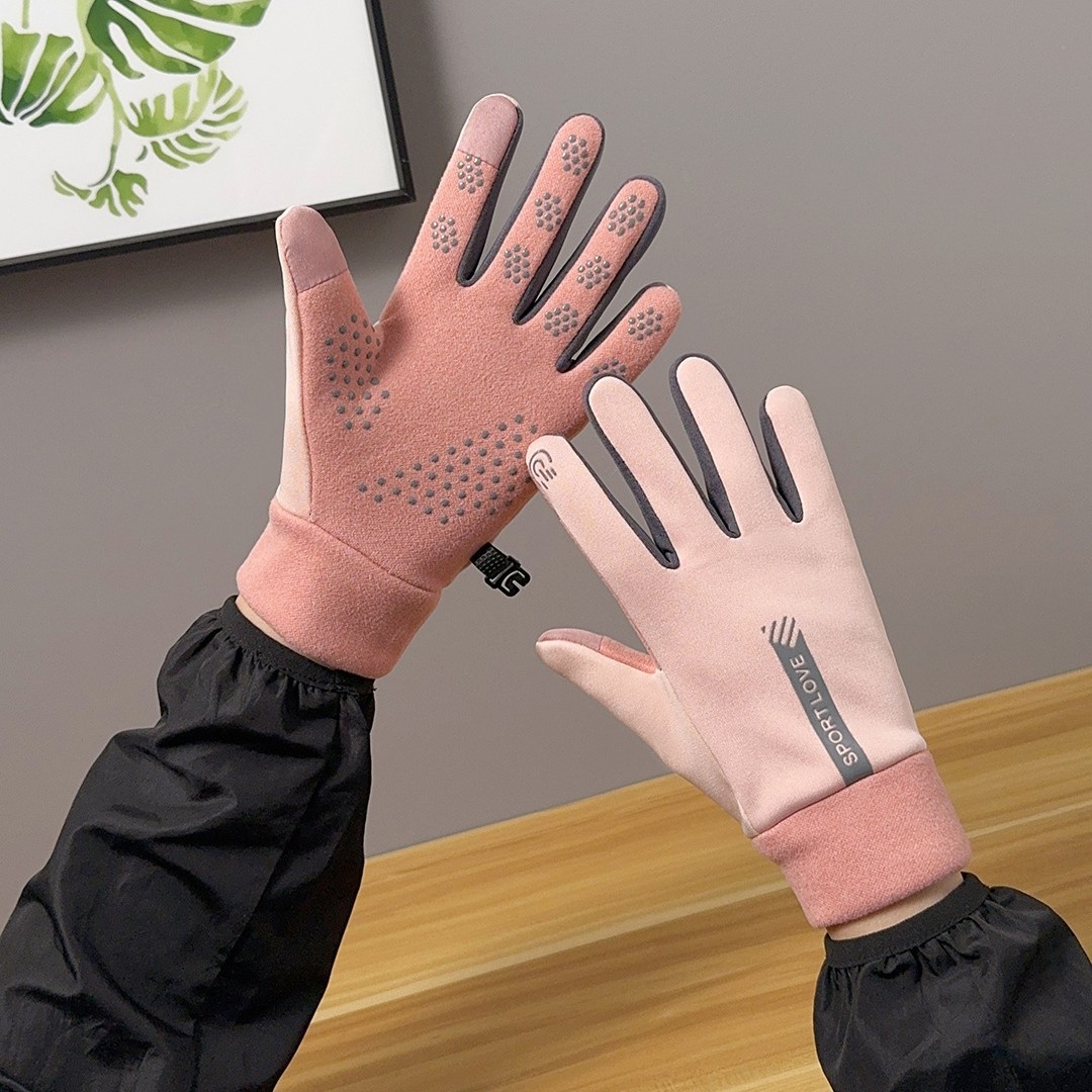 boy Boy Boy Winter Gloves For Women, Warm, Touchscreen Compatible, Electric Bike Riding, Windproof, Waterproof, Unisex,_voghion.com