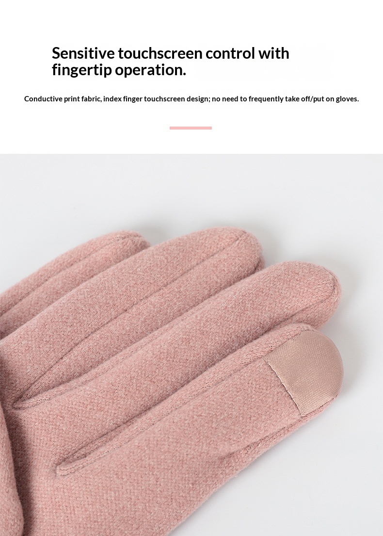 Gants chauds pour homme et femme, conçus pour le cyclisme, la conduite et les sports de plein air en polaire pour l'automne et l'hiver, compatibles avec les écrans tactiles._voghion.com