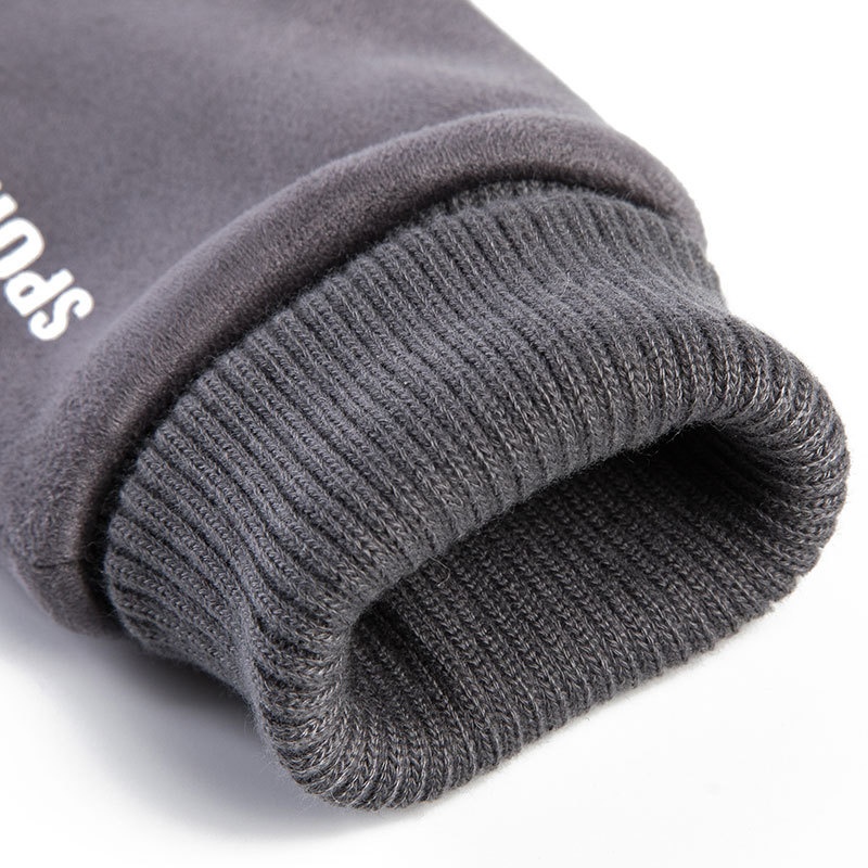 boy Boy Boy N034 Thermal Winter Outdoor Touchscreen Cycling Hand Protection Men's Suede Windproof Cold-Proof Gloves Derong_voghion.com