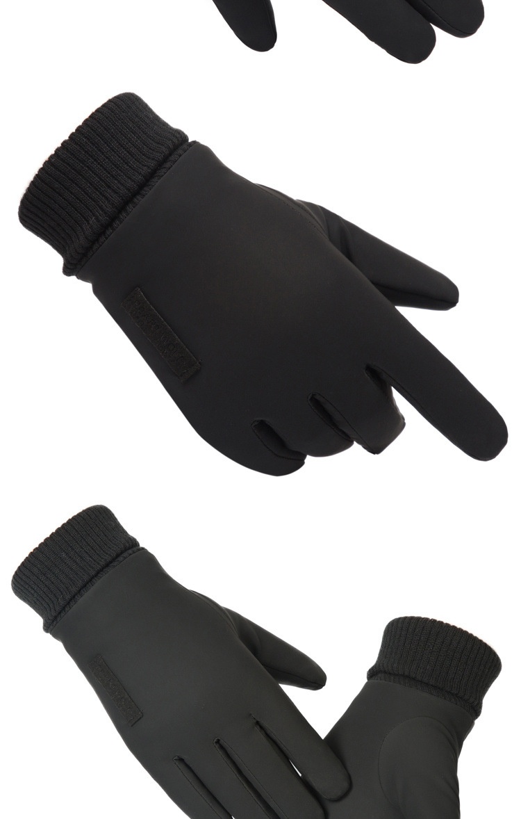 ragazzo Ragazzo Ragazzo Morbido Mezza età e Anziani All'aperto Per Uomo Inverno Corsa Ciclismo Touchscreen Guida Foderato in Pile Ispessito Genitore_voghion.com