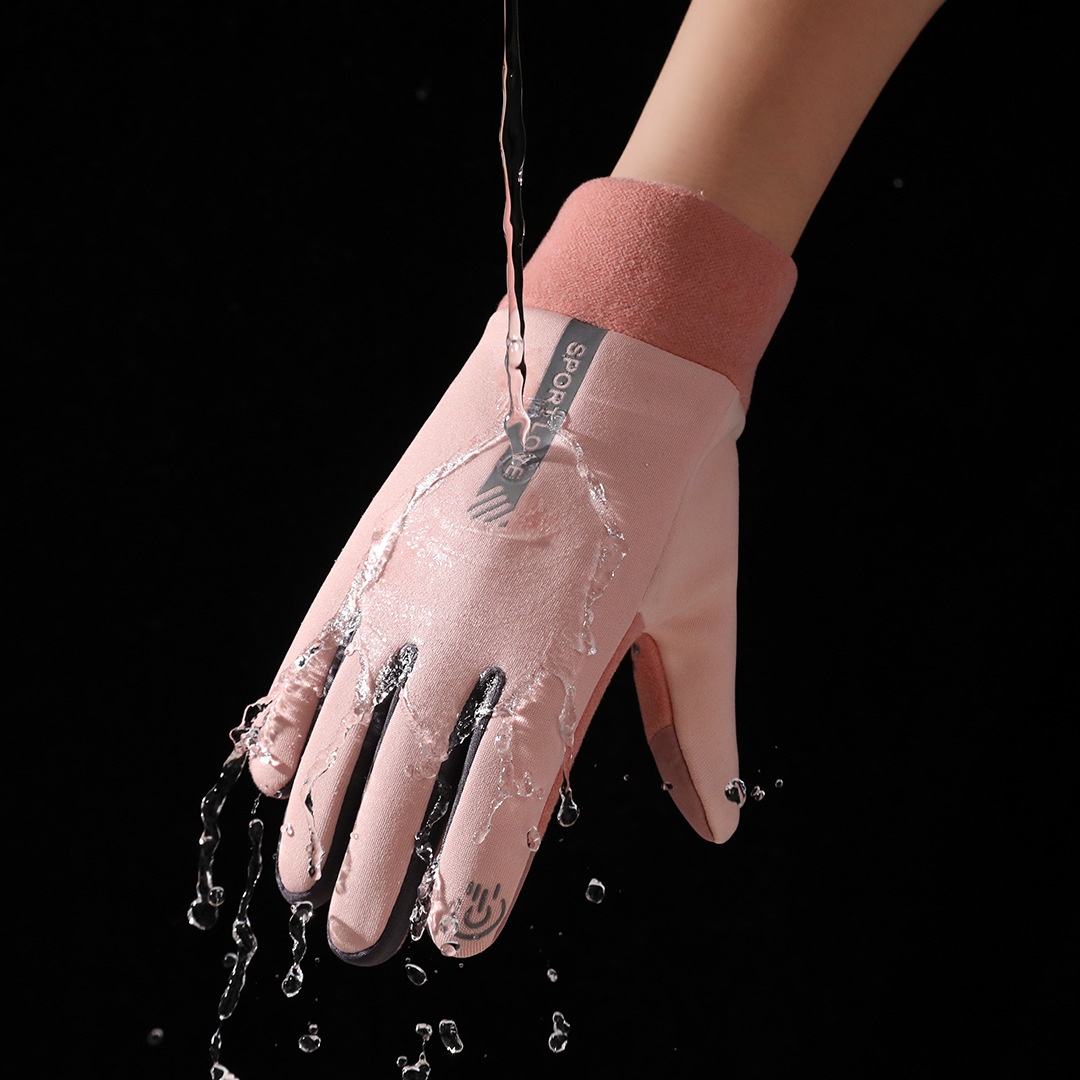 boy Boy Boy Winter Gloves For Women, Warm, Touchscreen Compatible, Electric Bike Riding, Windproof, Waterproof, Unisex,_voghion.com