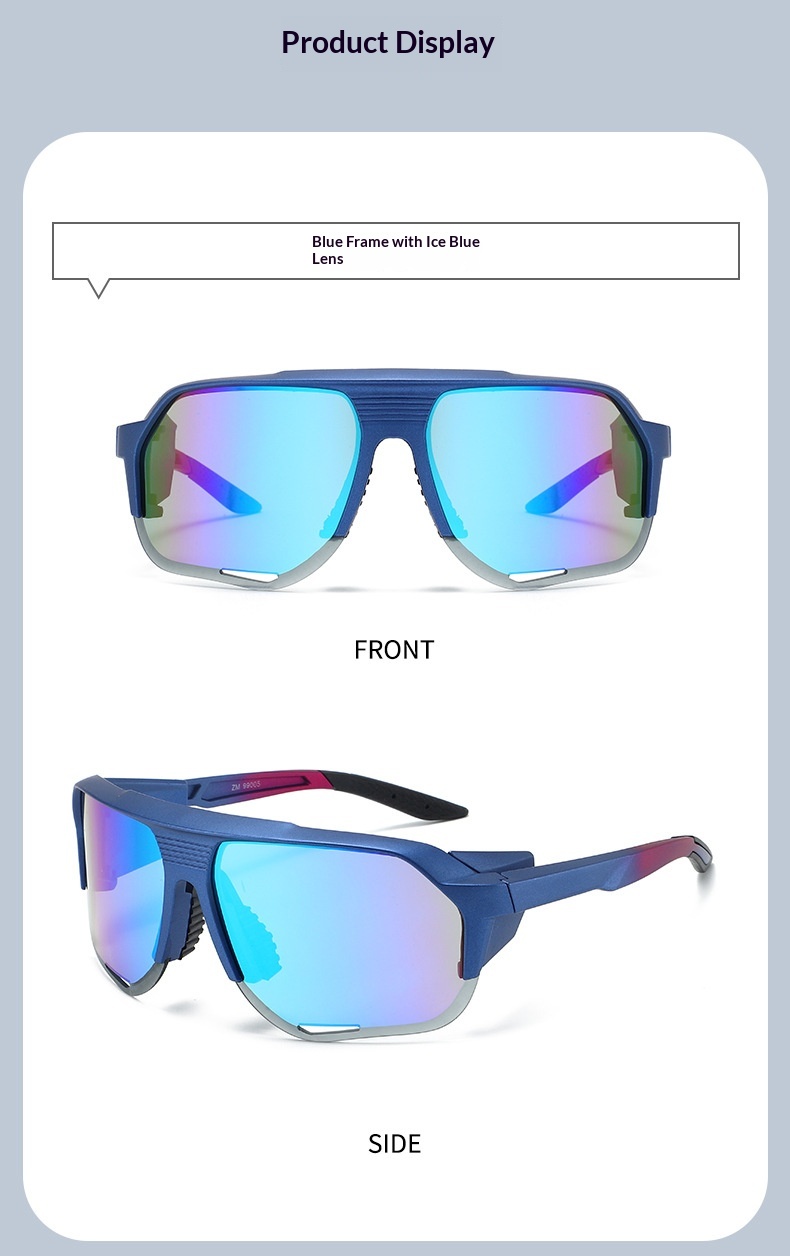 Surge 2025 New Trendy Cycling Mountaineering Integrated Hiking Glasses Road Bike Goggles_desvips.com