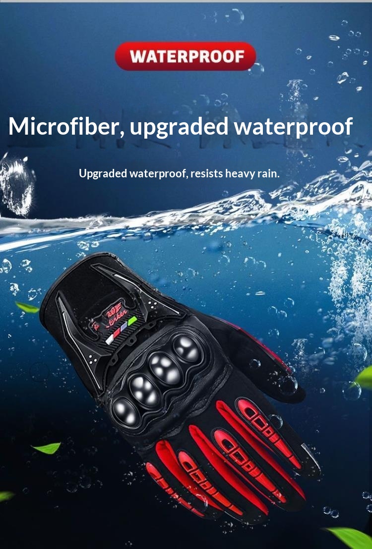 Guanti da moto Boy Boy per uomo, autunno e inverno, caldi, antiscivolo, da equitazione, touchscreen, abbigliamento da motociclista, per tutte le stagioni,_voghion.com