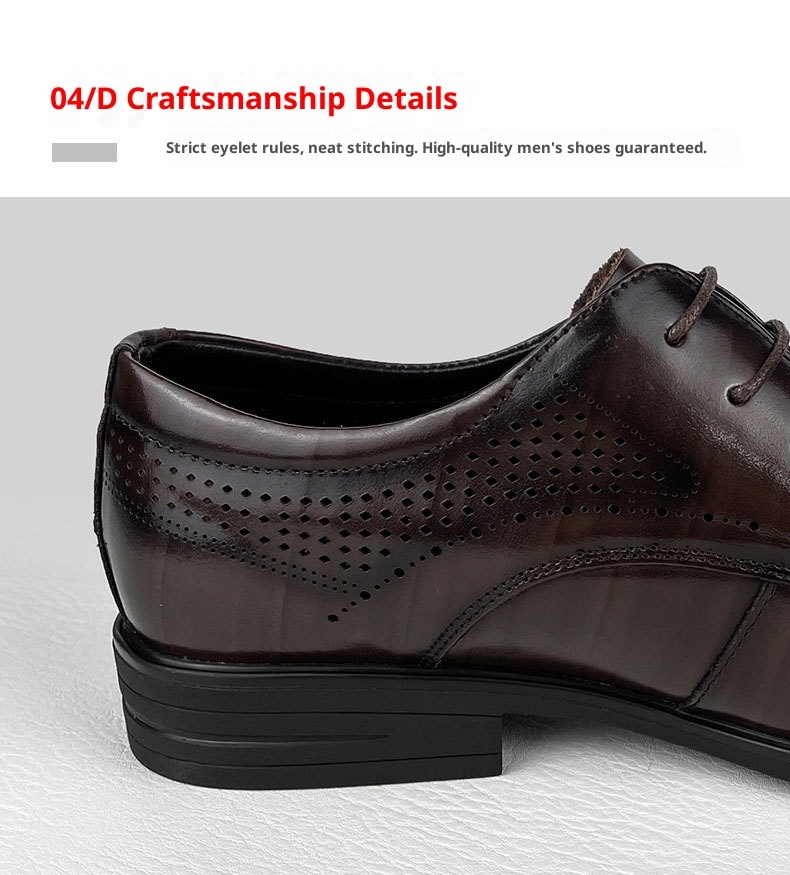 Scarpe derby da uomo Voyage Formal, estive, traspiranti, in rete, da ufficio, in vera pelle, primo strato, in pelle bovina_voghion.com