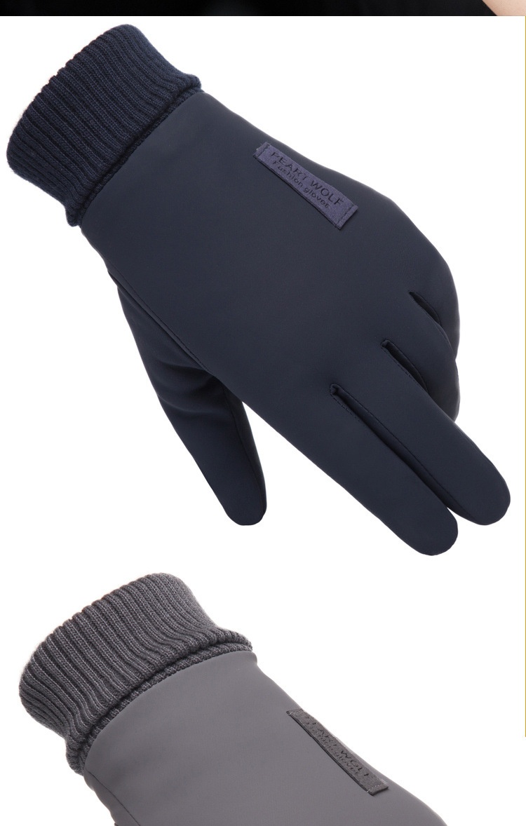 ragazzo Ragazzo Ragazzo Morbido Mezza età e Anziani All'aperto Per Uomo Inverno Corsa Ciclismo Touchscreen Guida Foderato in Pile Ispessito Genitore_voghion.com