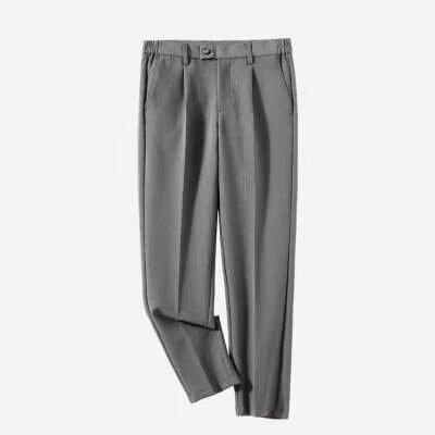 Jongens Heren Slim Fit Set Koreaanse Stijl Blazer Bruidegom Trouwpak Zakelijk Formeel Casual Nine-Tenths Broek_voghion.com