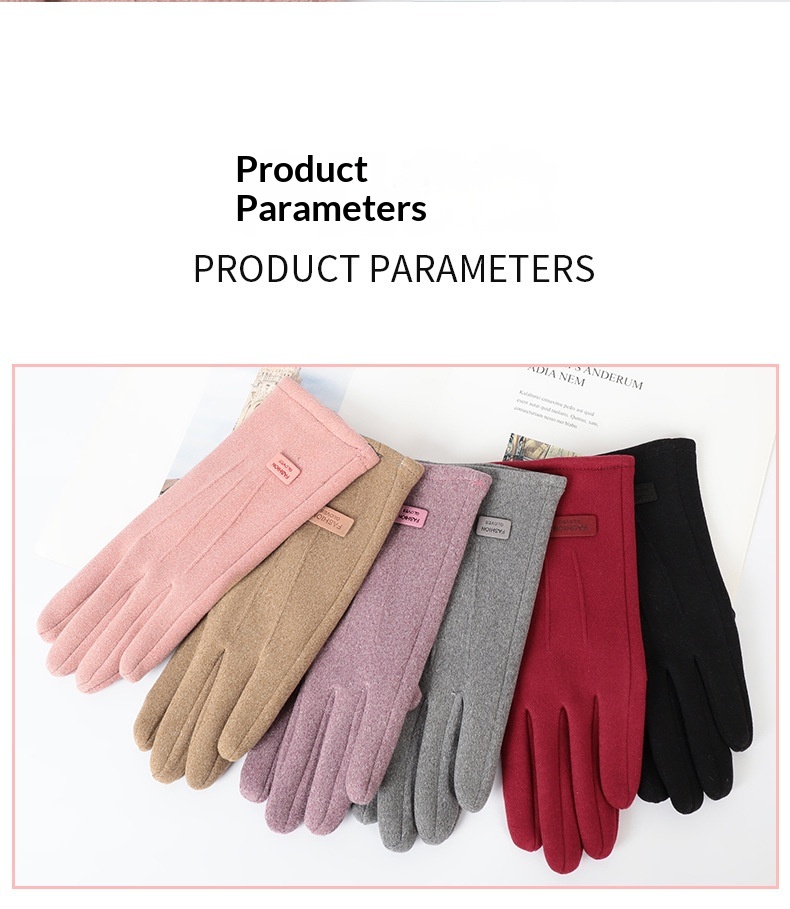 Gants chauds pour homme et femme, conçus pour le cyclisme, la conduite et les sports de plein air en polaire pour l'automne et l'hiver, compatibles avec les écrans tactiles._voghion.com