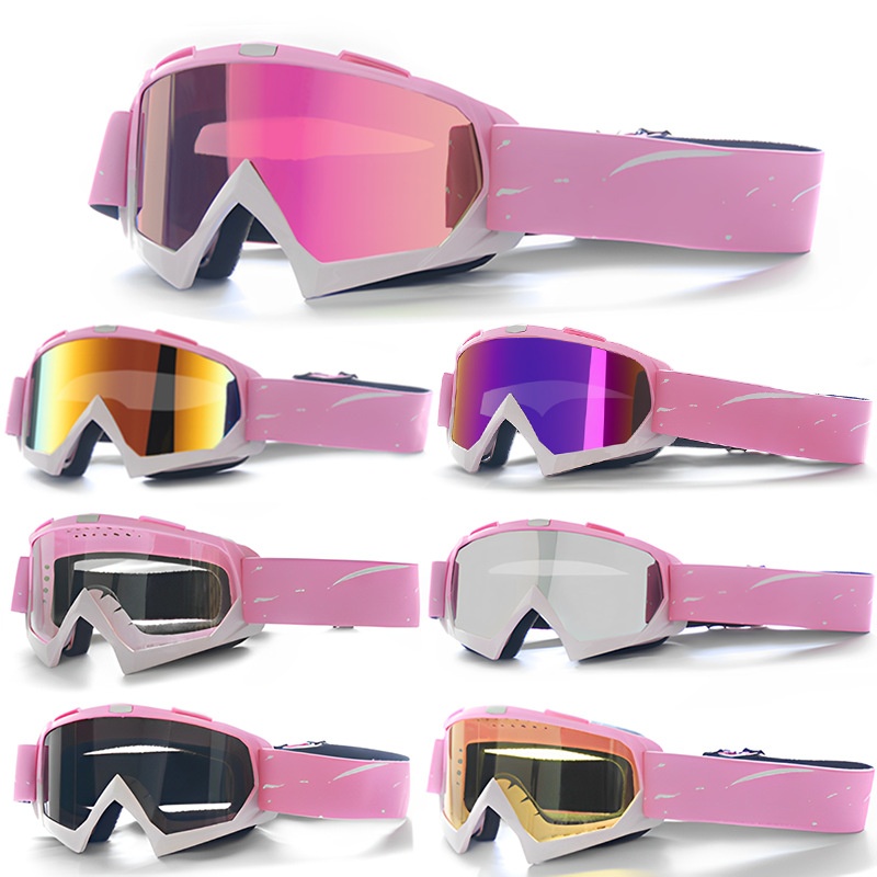 Grote voorraad outdoor sportbrillen, fietsbrillen, motorbrillen, stof- en winddichte unisex skibrillen._voghion.com