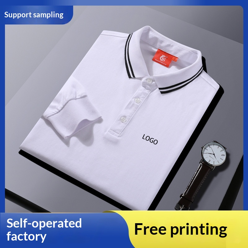 Chłopiec Chłopiec Merceryzowana Bawełna Długi Rękaw Inter Coll Kultura Niestandardowa Wysokiej Klasy Komercyjna Koszulka Polo Haftowana Reklama_voghion.com