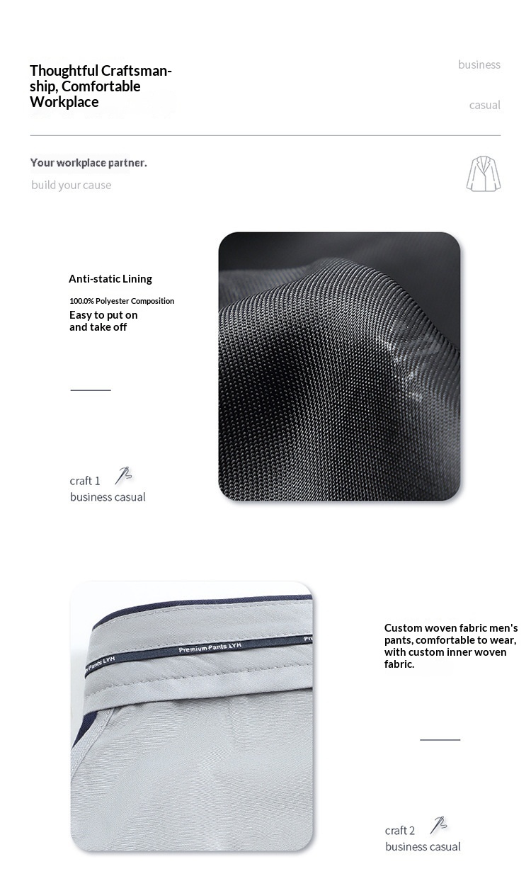 boy Men's Black Jacket Slim Fit Office Professional Suit Set For Men Government Enterprise Workwear Manufacturer_voghion.com