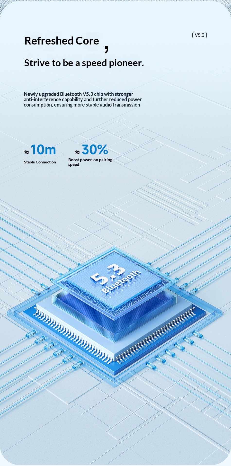 NeoGear NeoGear AWEI TWS Semi-In-Ear HiFi Sound Quality 5.3 Noise Cancelling Sports Bluetooth Earbuds_voghion.com