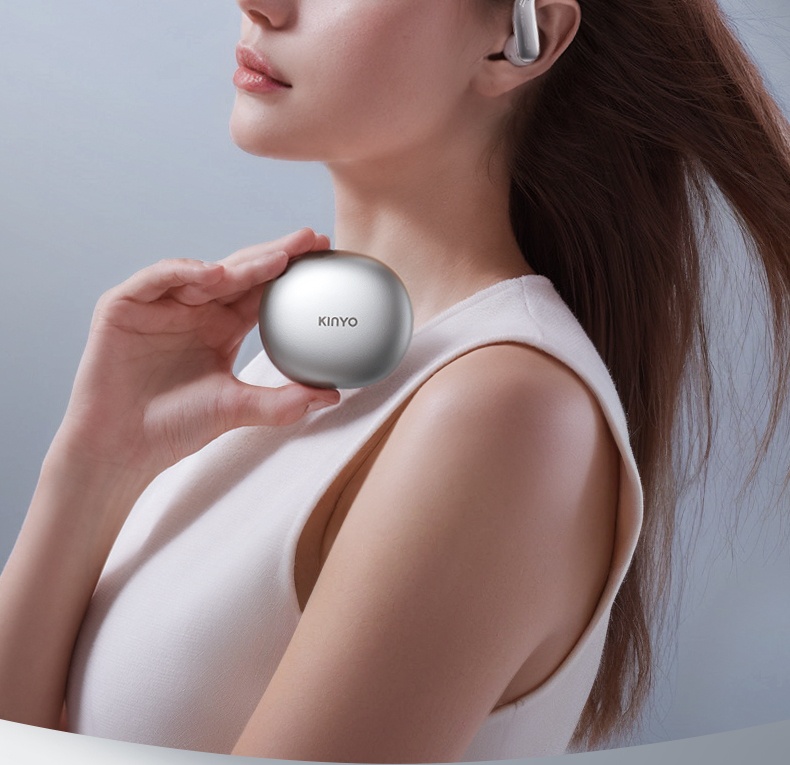 Écouteurs intra-auriculaires NeoGear NeoGear NeoGear New S06 Bluetooth avec contour d'oreille, sans fil, IA, traduction intelligente, conception ouverte, semi-intra-auriculaire, conduction osseuse_voghion.com