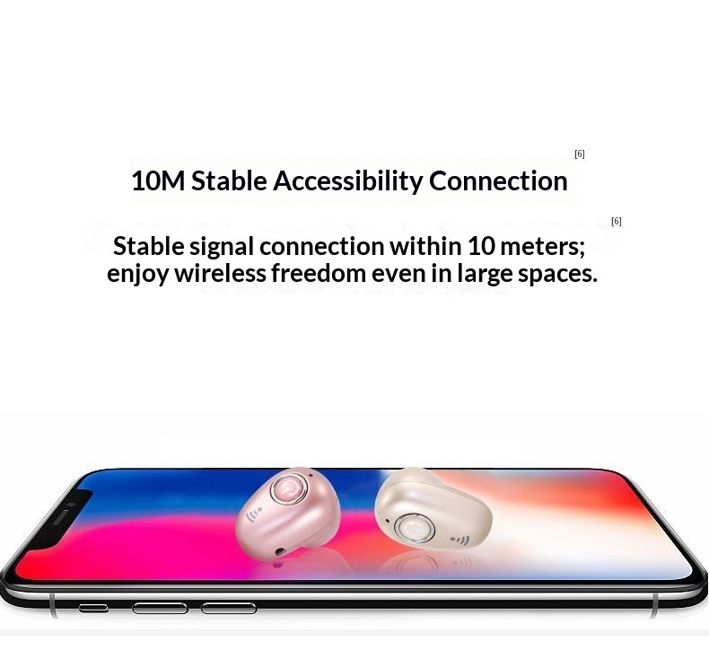 Écouteur Bluetooth ultra-compact et invisible NeoGear Cross-Border Mini S650 sans fil, mono-auriculaire, pour le sport, intelligent et universel_voghion.com