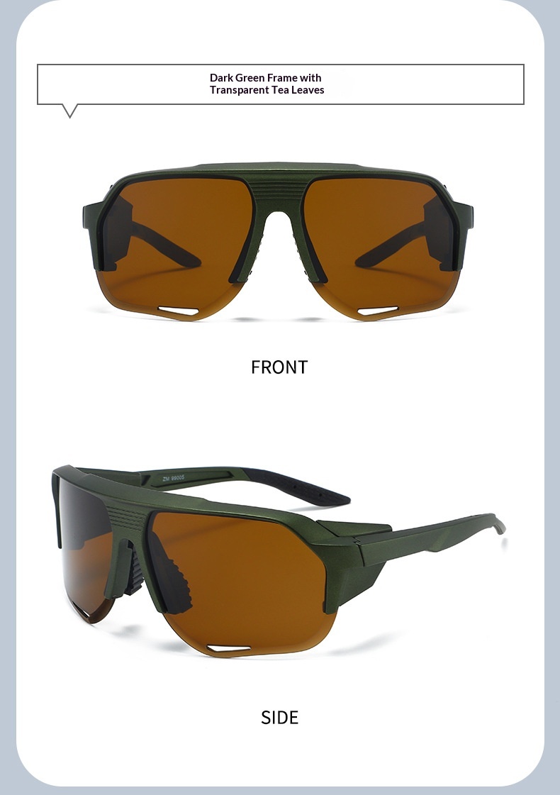 Surge 2025 New Trendy Cycling Mountaineering Integrated Hiking Glasses Road Bike Goggles_desvips.com