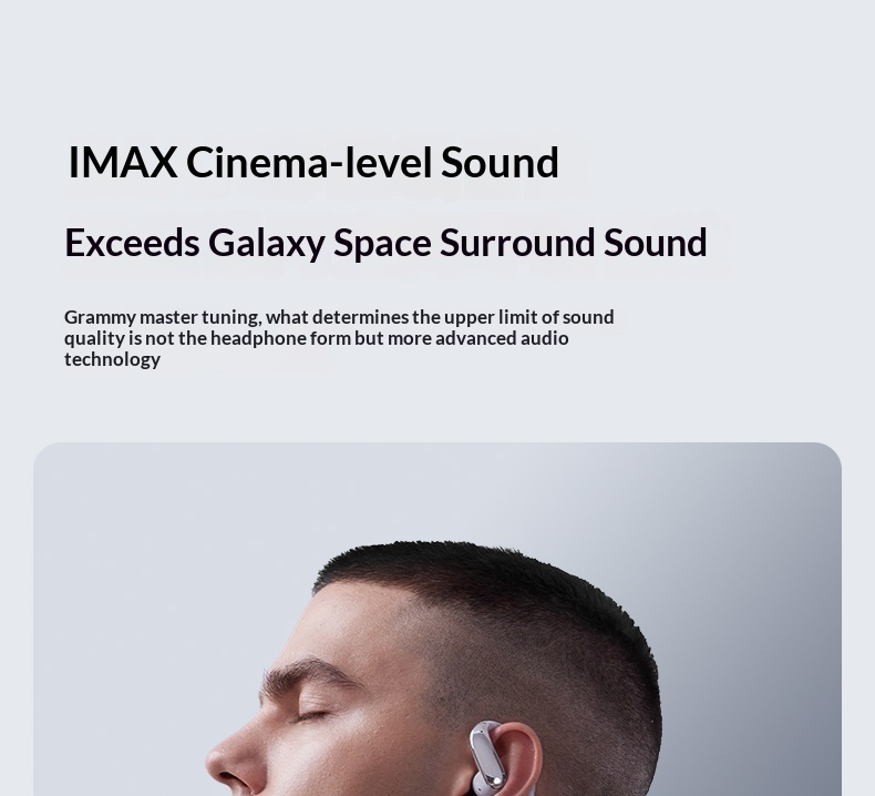 Écouteurs intra-auriculaires NeoGear NeoGear NeoGear New S06 Bluetooth avec contour d'oreille, sans fil, IA, traduction intelligente, conception ouverte, semi-intra-auriculaire, conduction osseuse_voghion.com