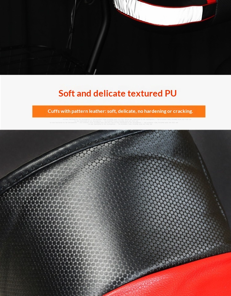 Coprimanubrio antivento caldo per ragazzo, ragazzo, paramani per triciclo, bici elettrica, moto, copertura impermeabile spessa per l'inverno_voghion.com