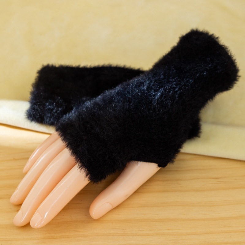 boy Boy Boy Finger Gloves For Women, Autumn And Winter Warm Harajuku Style, Men's Student Couple Fingerless Half Gloves, Ins Trend_voghion.com