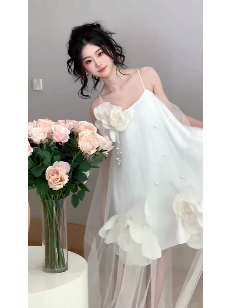 ChicShe ChicShe High-End Niche Bridesmaid Engagement Robe Princess Coming-of-Age Birthday Dress_voghion.com