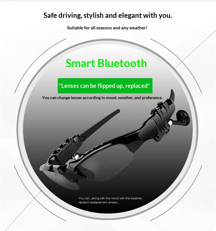 NeoGear NeoGear Cross-Border Hot Item 4.1 Stereo Headset Sports Smart Bluetooth Glasses Wholesale_voghion.com