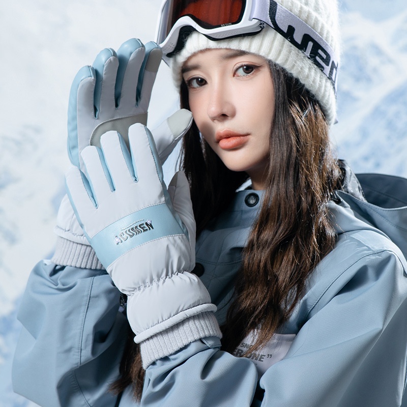 Guanti invernali da sci, spessi e caldi, per bici elettrica, moto, equitazione, antivento, antifreddo, antiscivolo, per uomo_voghion.com