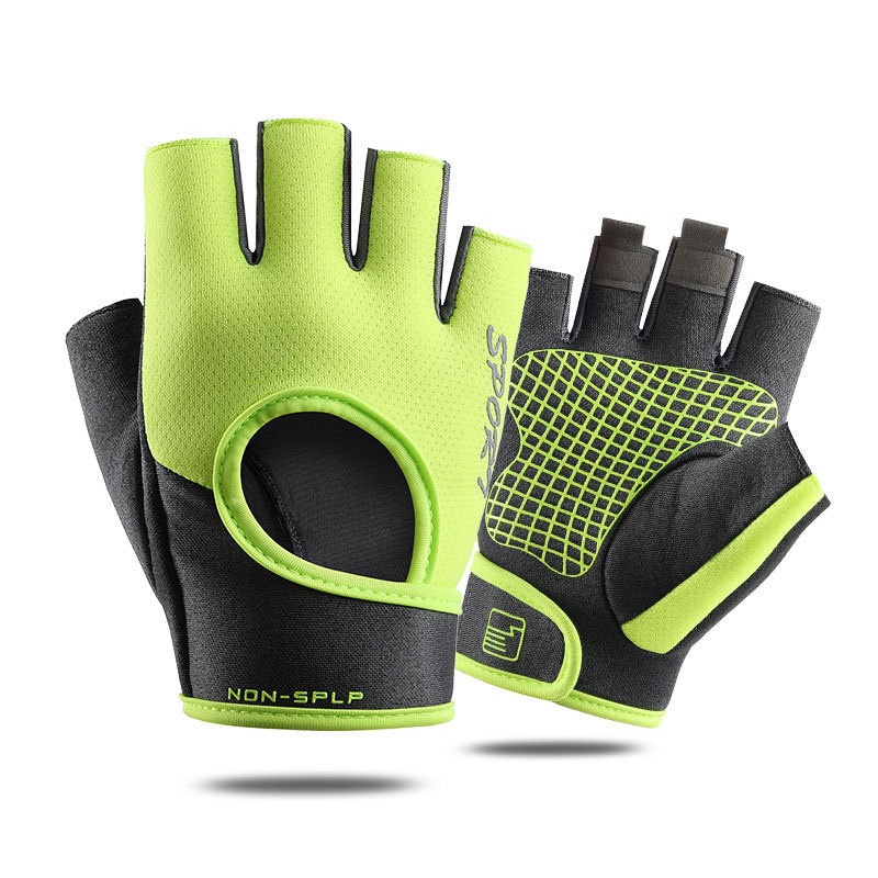 Boy Boy Boy Radhandschuhe mit halben Fingern für Damen und Herren, strapazierfähige, fingerlose Fitness-Handschuhe für den Sommer, Outdoor-Handschuhe für Damen_voghion.com