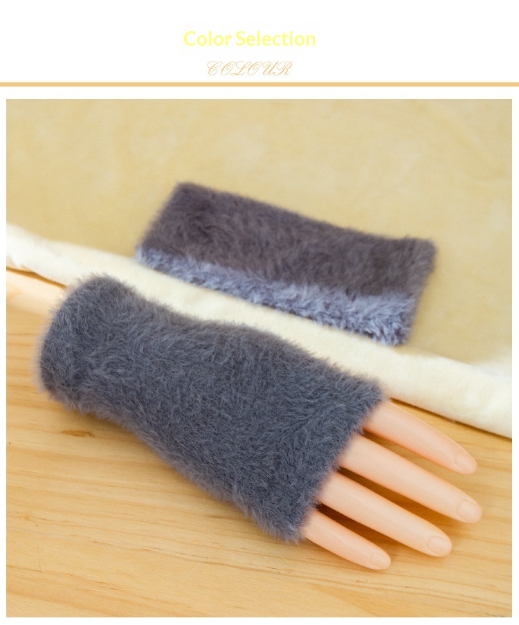 boy Boy Boy Finger Gloves For Women, Autumn And Winter Warm Harajuku Style, Men's Student Couple Fingerless Half Gloves, Ins Trend_voghion.com