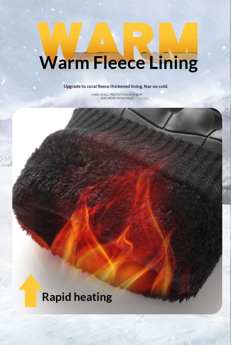 boy Boy Boy Winter Thermal Tactical Gloves For Men, Soft Rubber Shell, Protective Fleece-Lined, Full-Finger Touchscreen, Ultra-Fine_voghion.com