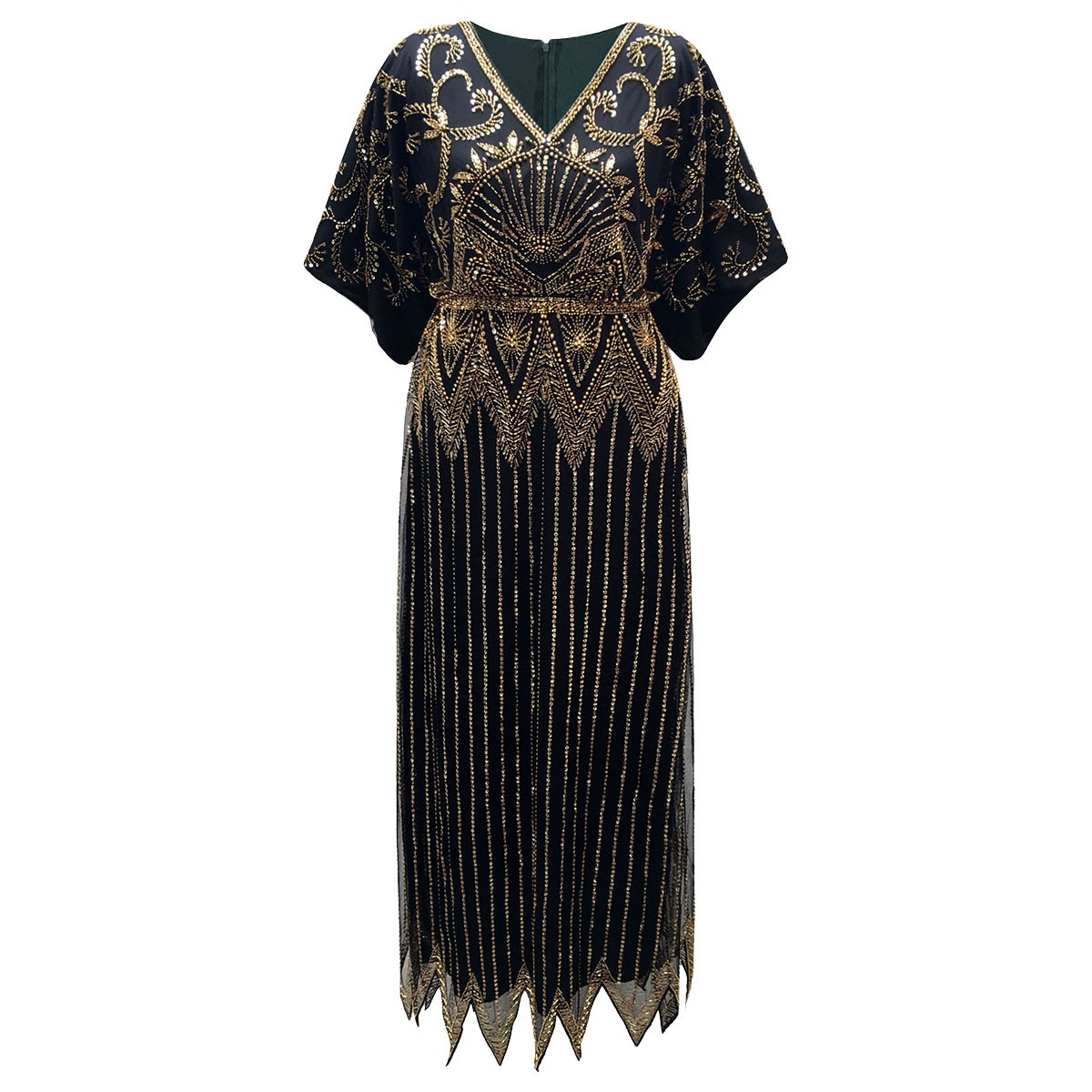 ChicShe ChicShe Middle East Cross-Border Sequin High-End Banquet Long Dubai Luxurious Beaded Robe Dress Arabia_voghion.com