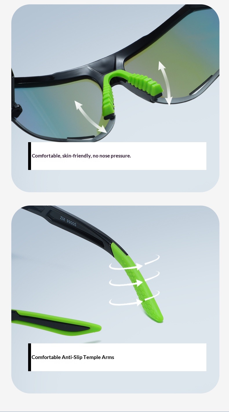 Surge 2025 New Trendy Cycling Mountaineering Integrated Hiking Glasses Road Bike Goggles_desvips.com