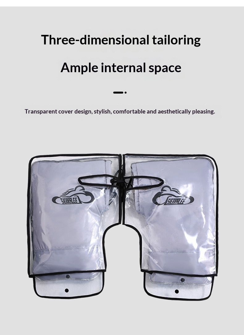 Housses de guidon épaisses, chaudes, imperméables au froid, au vent et à la pluie pour motos et scooters électriques, pour femmes et hommes, en hiver._voghion.com