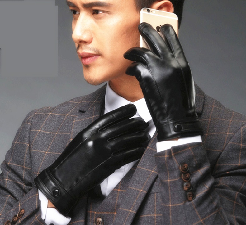 boy Boy Boy WARMEN Autumn Winter New Genuine Leather Men's Fleece Lined Thickened European And American Fashion Sheepskin_voghion.com