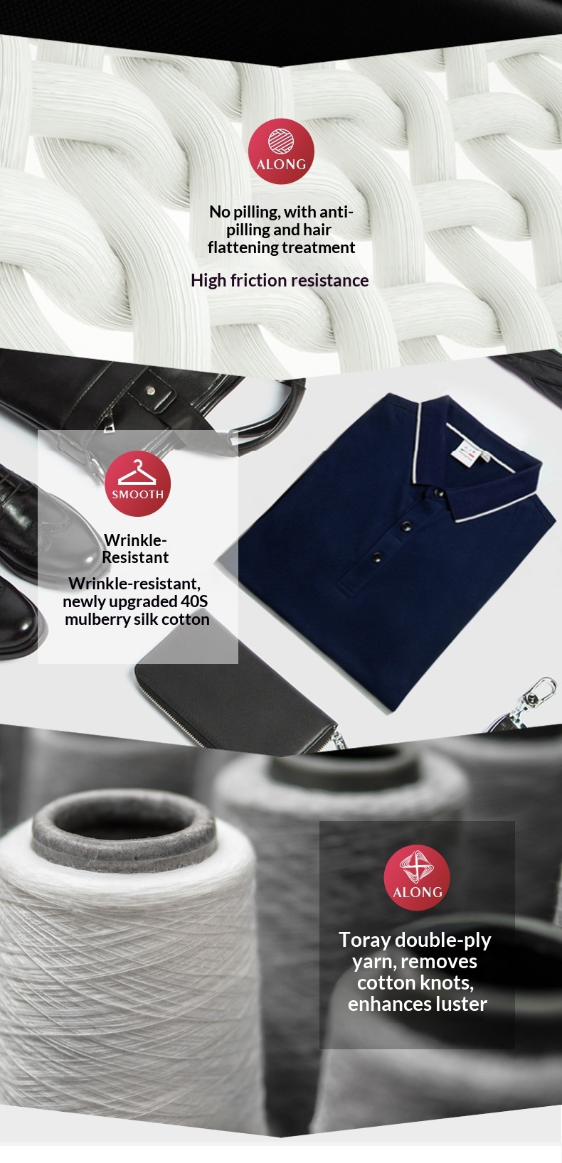 Polo personalizzata con colletto rovesciato a maniche lunghe per ragazzo, cultura aziendale, fai da te, abbigliamento da lavoro, pubblicità, maglietta_voghion.com