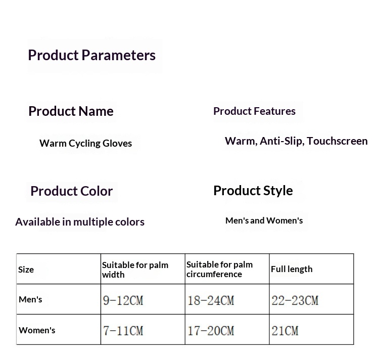 boy Boy Boy Winter Gloves For Women, Warm, Touchscreen Compatible, Electric Bike Riding, Windproof, Waterproof, Unisex,_voghion.com