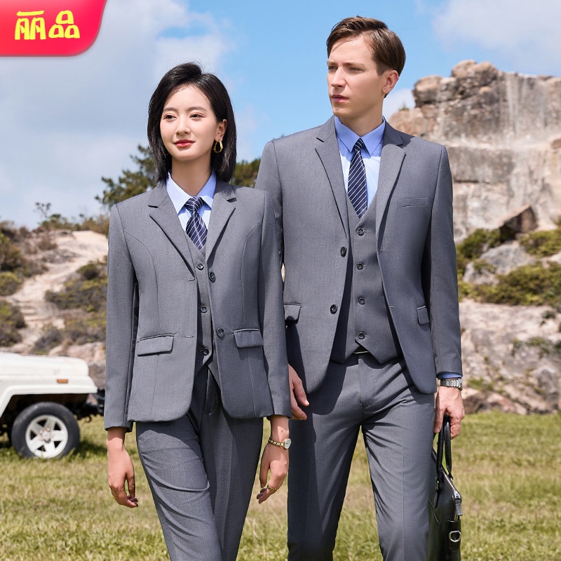 Veste de directeur de banque unisexe pour garçon, collection automne-hiver 2025, ensemble de costume haut de gamme._voghion.com