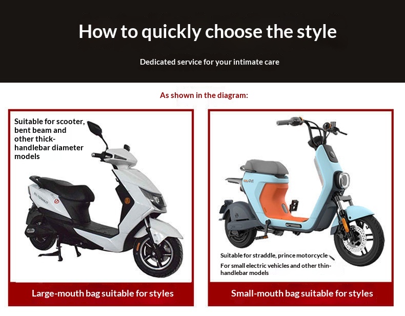 Housses de guidon épaisses, chaudes, imperméables au froid, au vent et à la pluie pour motos et scooters électriques, pour femmes et hommes, en hiver._voghion.com