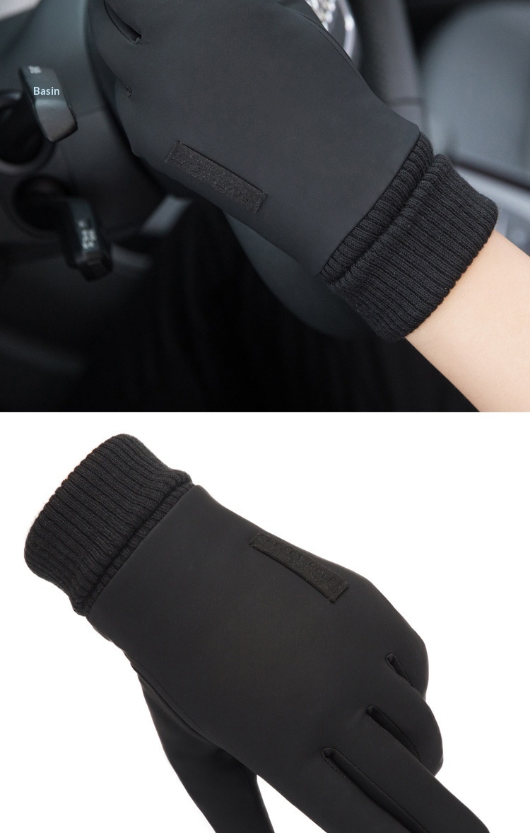 ragazzo Ragazzo Ragazzo Morbido Mezza età e Anziani All'aperto Per Uomo Inverno Corsa Ciclismo Touchscreen Guida Foderato in Pile Ispessito Genitore_voghion.com