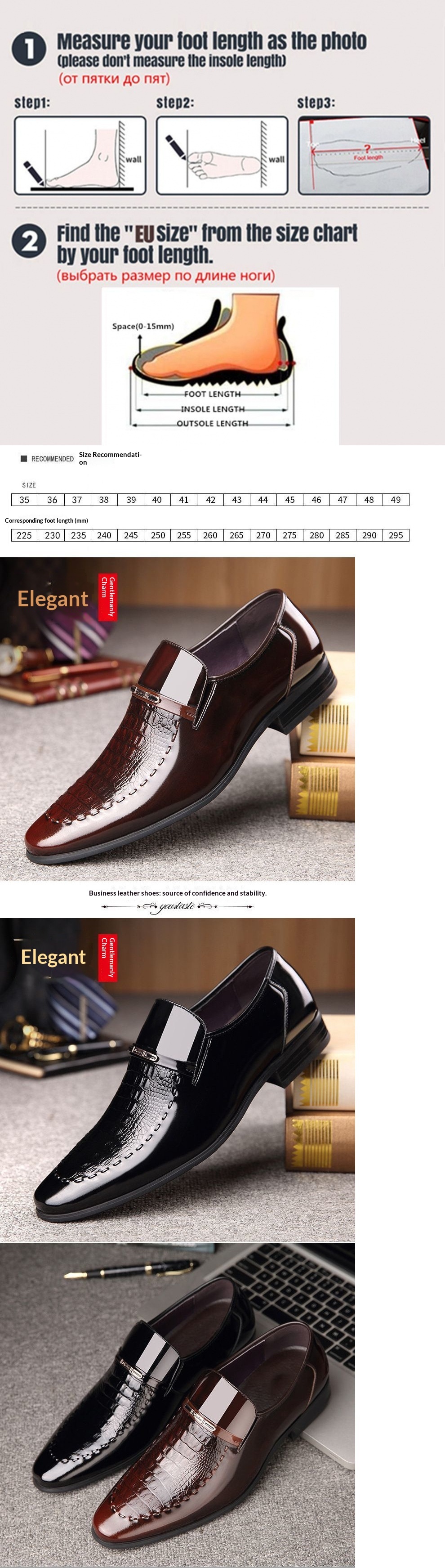 Zapatos de vestir Voyage de piel de cocodrilo con estampado de cocodrilo, punta estrecha, sin cordones, para hombre, talla extra grande_voghion.com