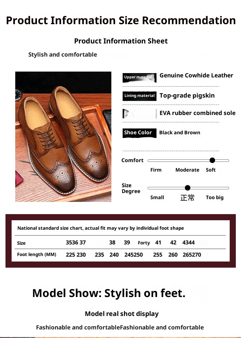 Scarpe da sposa da uomo Voyage Brogue intagliate, formali, in vera pelle, fatte a mano, con strato superiore in pelle di vacchetta, extra large_voghion.com