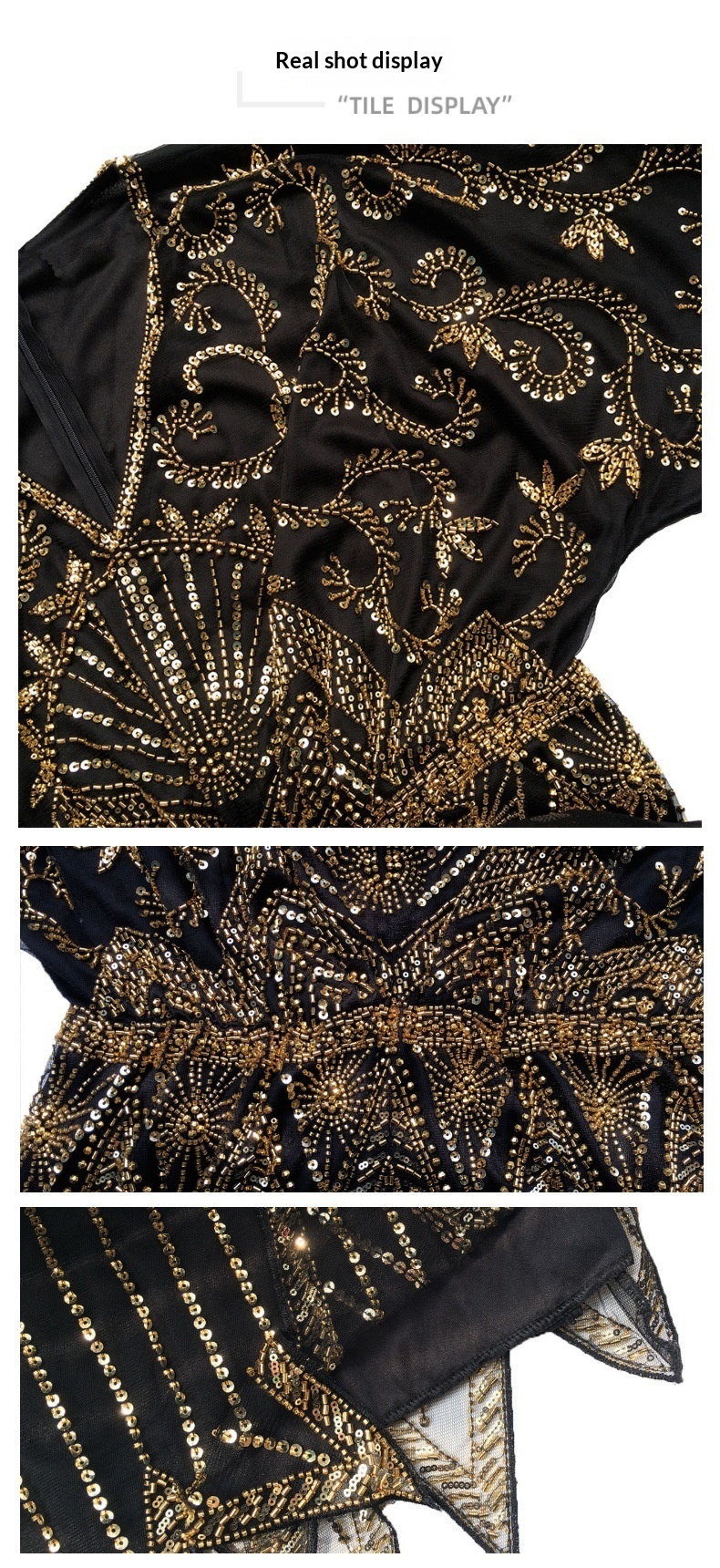 ChicShe ChicShe Middle East Cross-Border Sequin High-End Banquet Long Dubai Luxurious Beaded Robe Dress Arabia_voghion.com