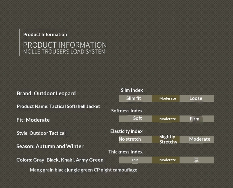 boy Boy Cross-Border Soft Shell Jacket For Men, Windproof, Water-Resistant, Warm Fleece Jacket, Tactical Clothing, Thickened_voghion.com