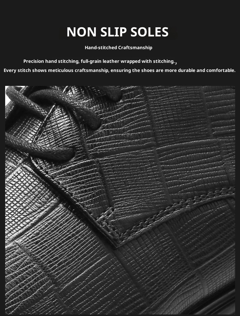 Voyage Men's Business Formal Leather Autumn Winter New Large Size Cowhide Thickened Derby Wedding Groom Shoes_voghion.com