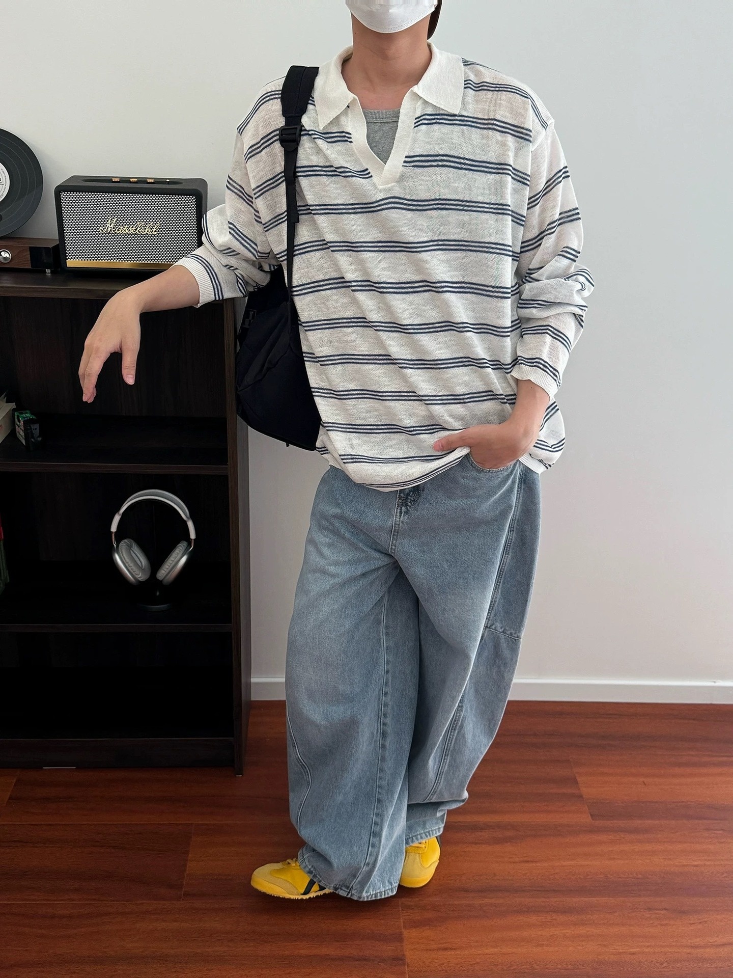 boy Boy Polo Shirt For Men Spring And Autumn V-Neck Sun Protection Knitted Long Sleeve Thin Breathable Lightweight T-Shirt With_voghion.com