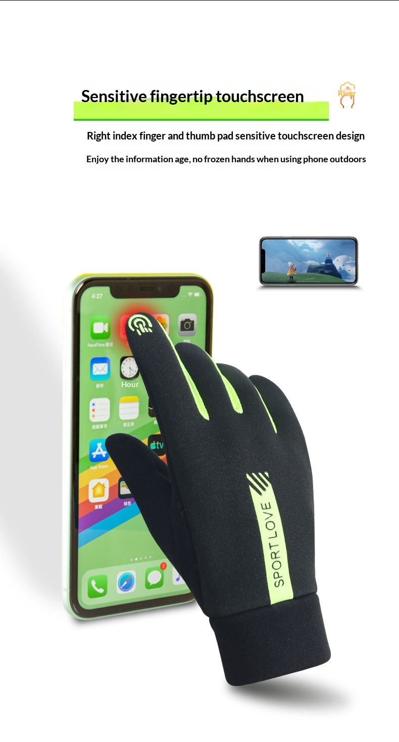 boy Boy Boy Men's Winter For Cycling Outdoor Sports Cold-Proof Waterproof Warm Full-Finger Skiing Driving Touchscreen Cotton Gloves_voghion.com